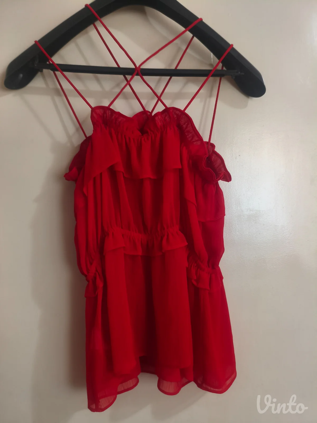 H&M crveni top