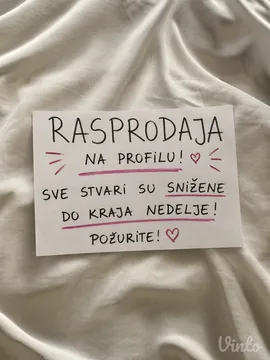 Rasprodaja na profilu