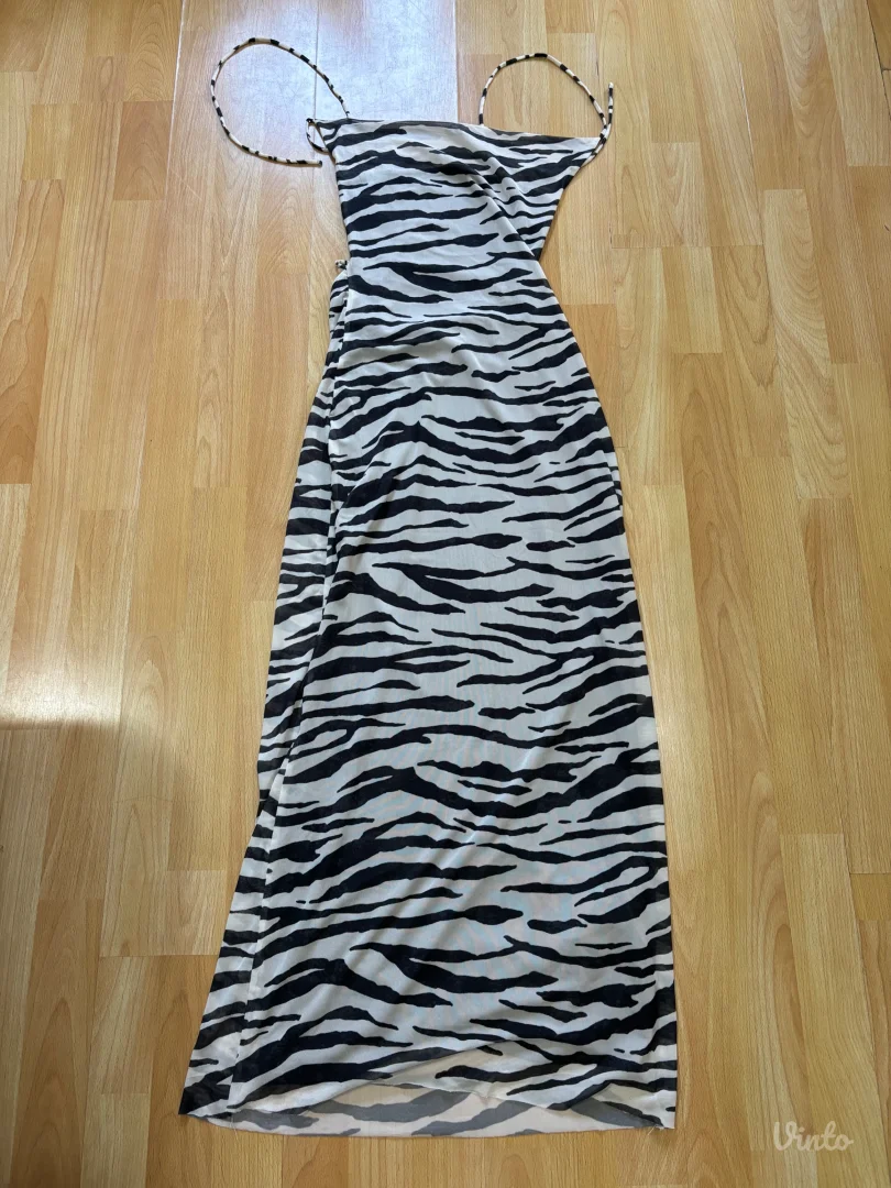 Zebra print haljina