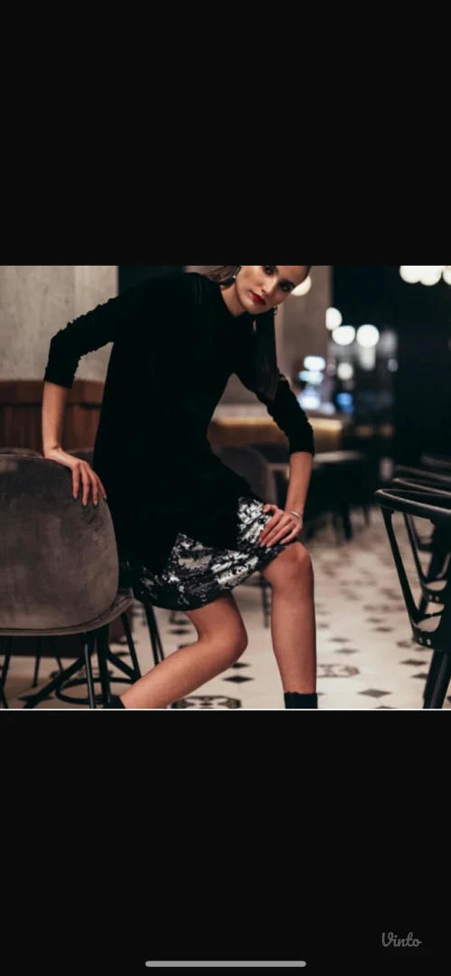 Ballary plišana haljina