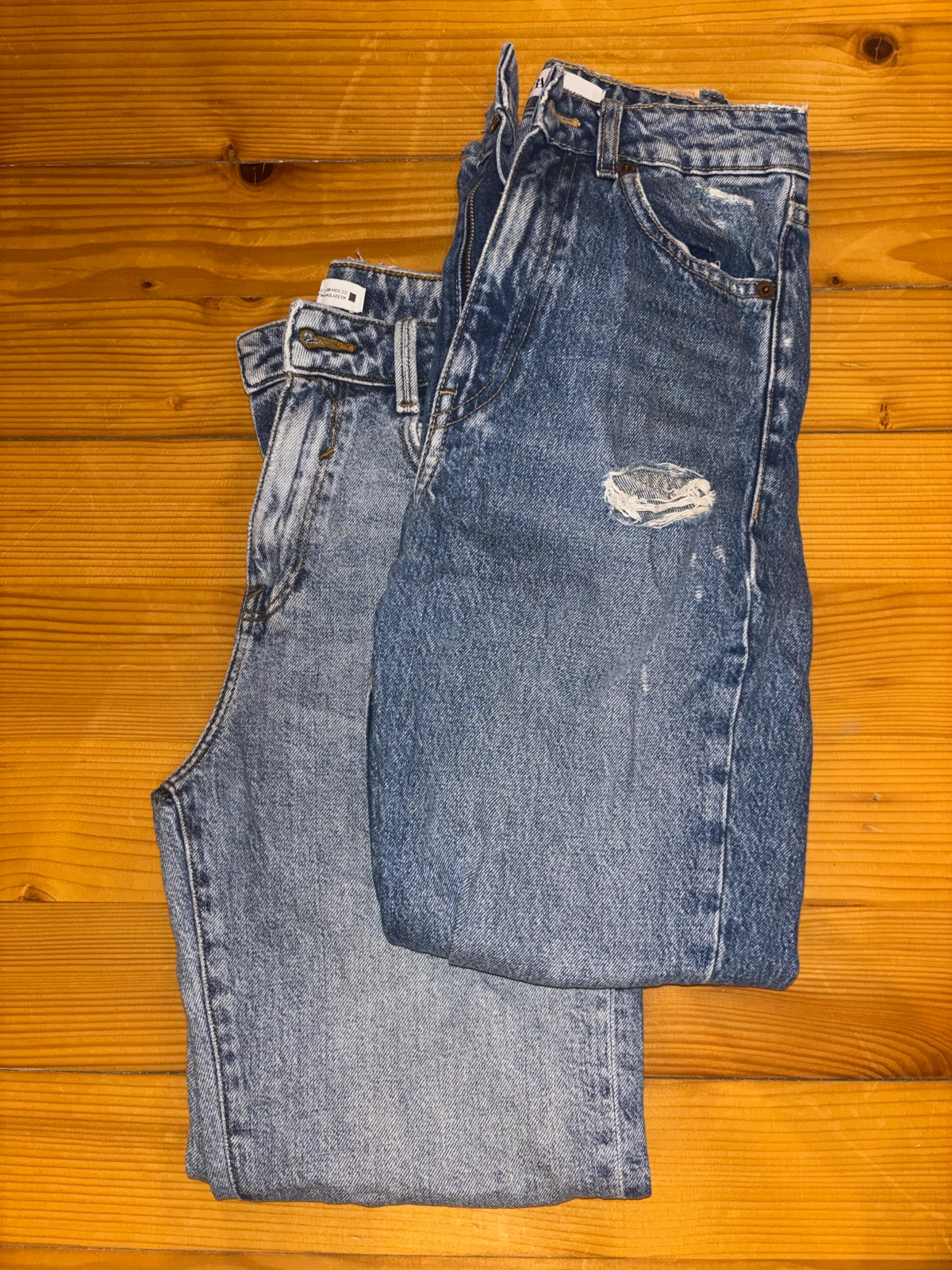 ZARA mom jeans 2 komada