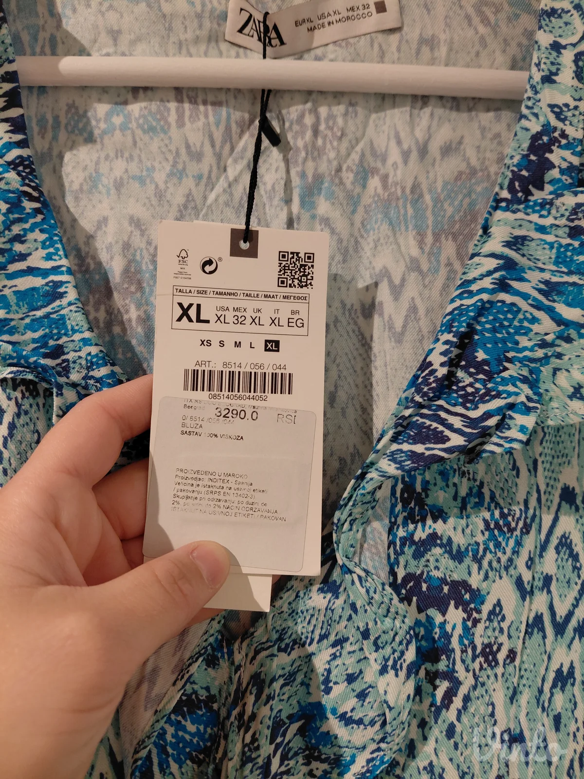 Zara košulja sa etiketom