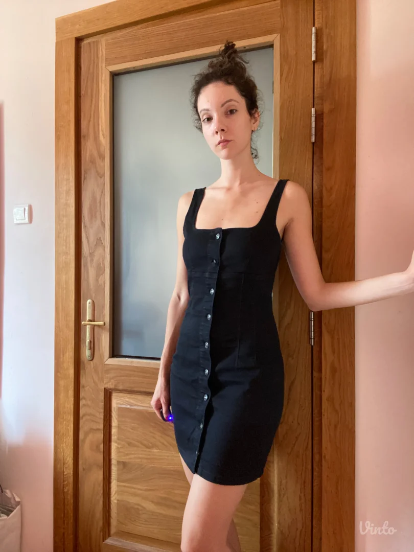 H&M uska haljina veličina 38 (s/m)