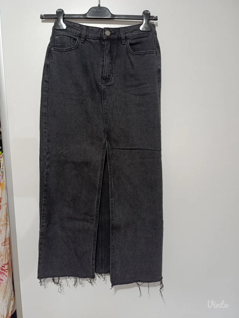 Stradivarius teksas suknja