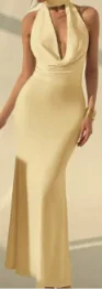 žuta haljina