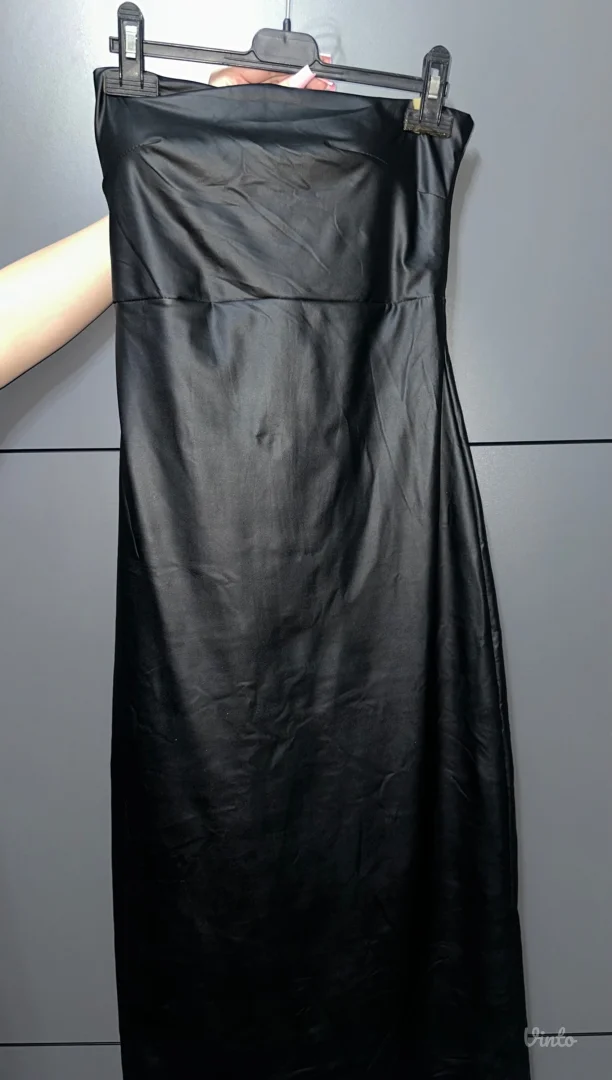 Haljina - duga kožna