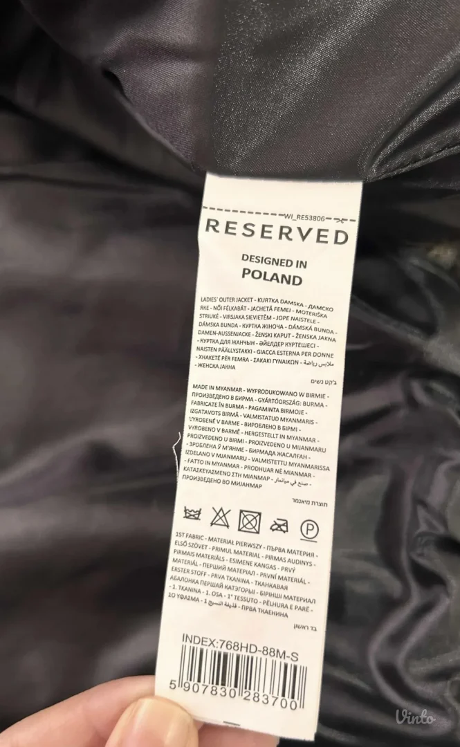 Jakna od veštačkog krzna Reserved