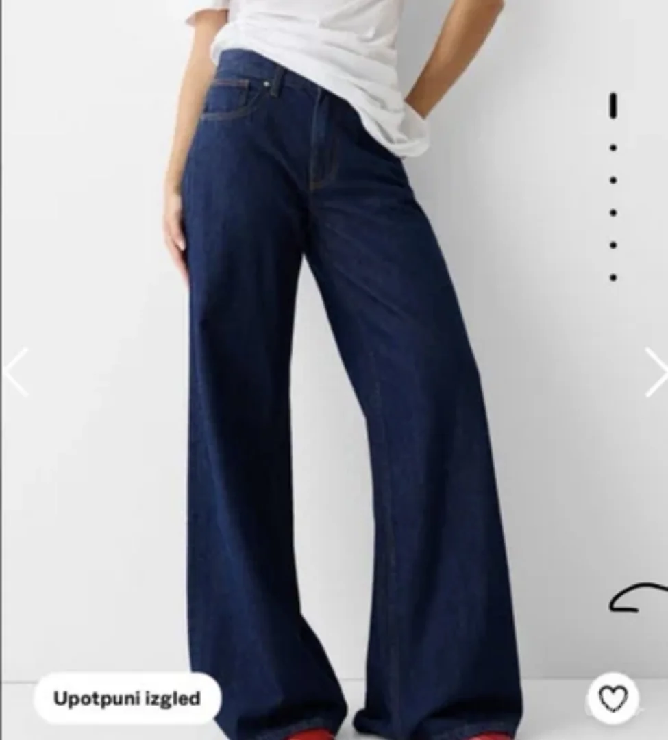 Bershka wide leg farmerice