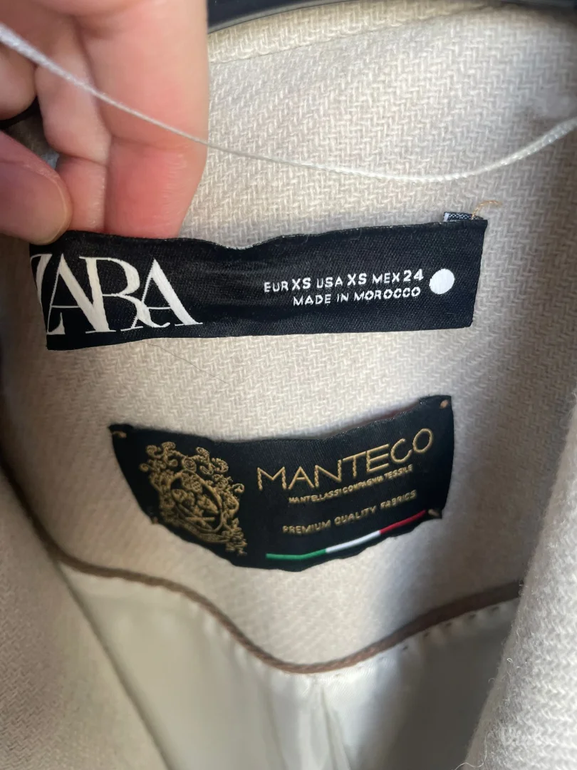 Zara Manteco kaput XS