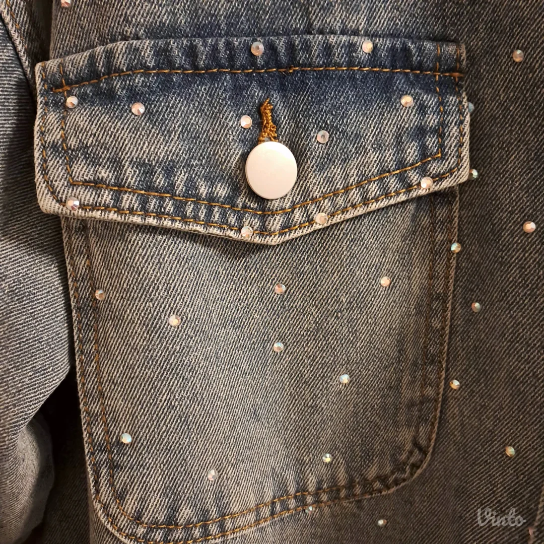 Teksas jakna sa cirkonima