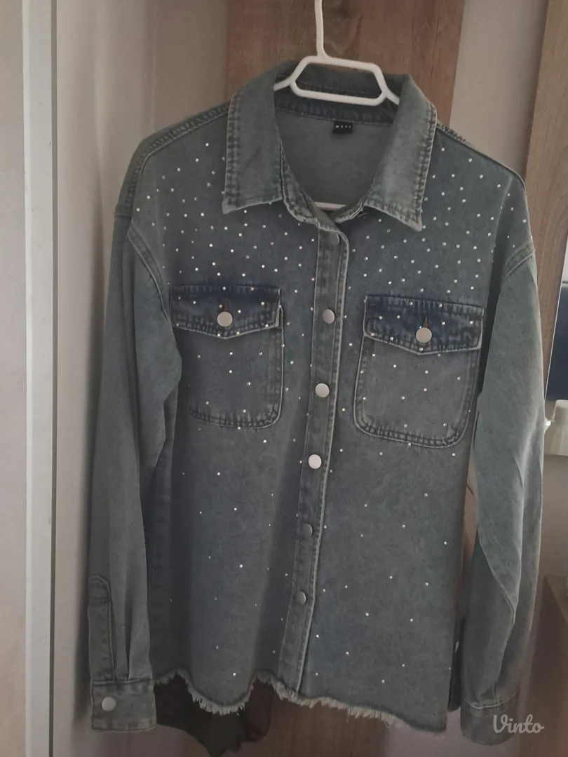 Teksas jakna sa cirkonima