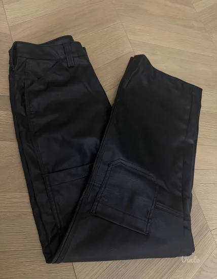 Bershka wide leg eko koža