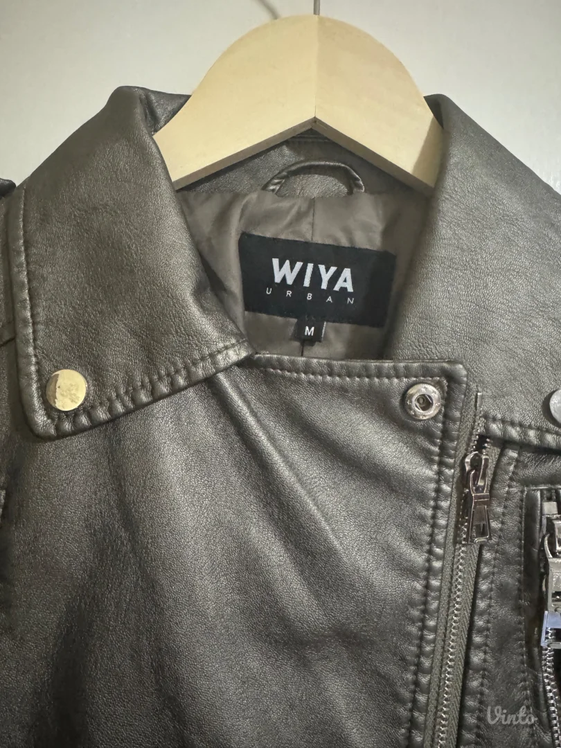 Ženska kožna jakna M