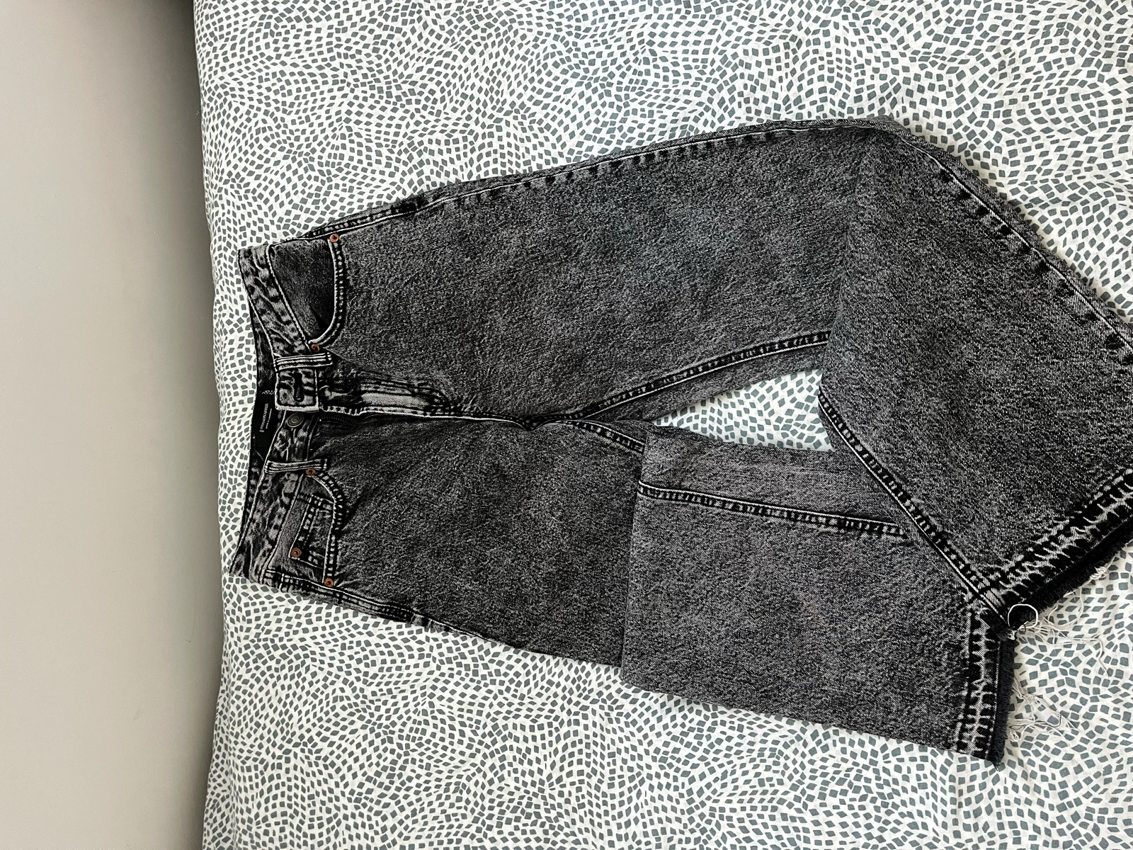 Stradivarius D92 Wide leg farmerke