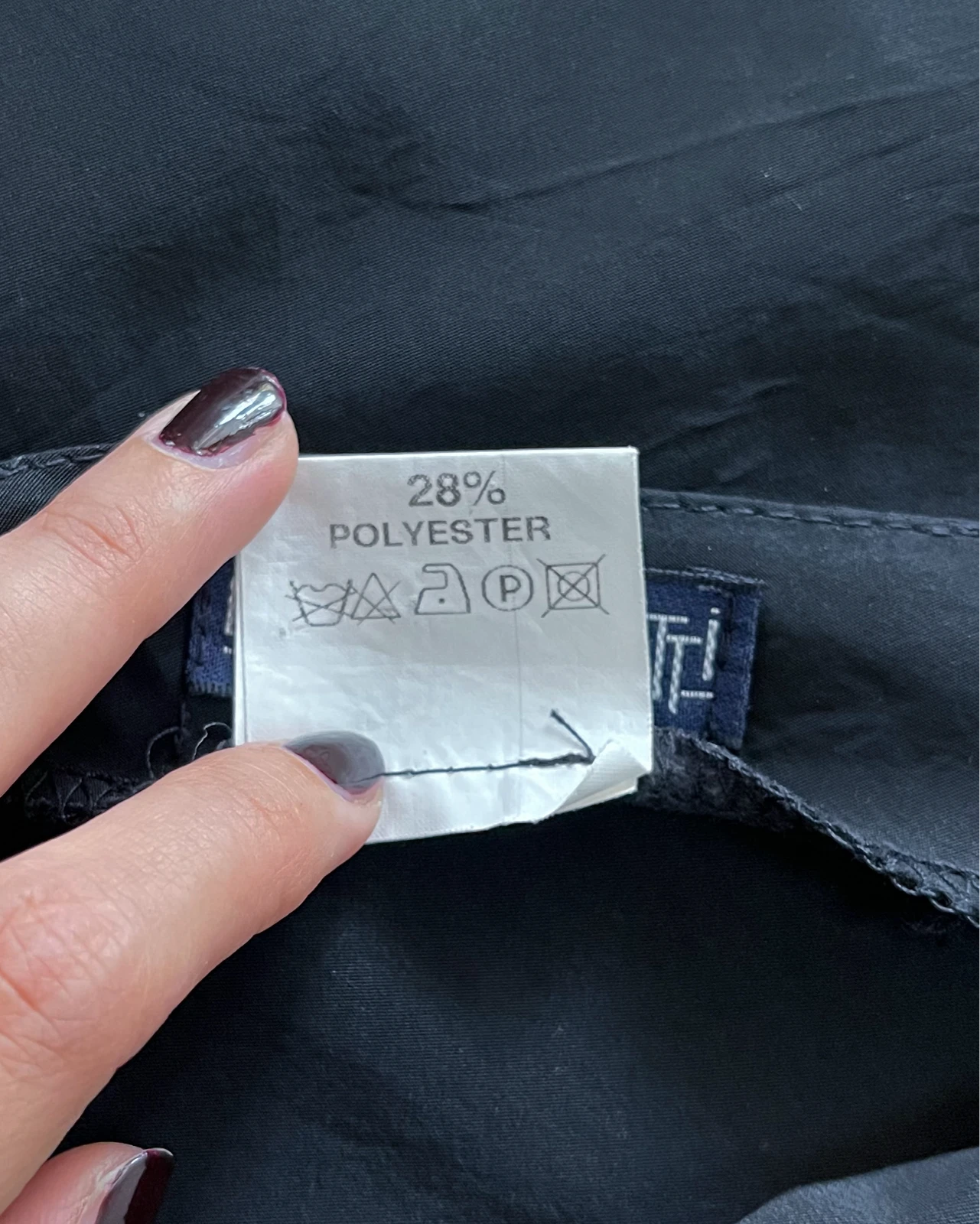 Vintage crna haljina minimalizam 90s italija