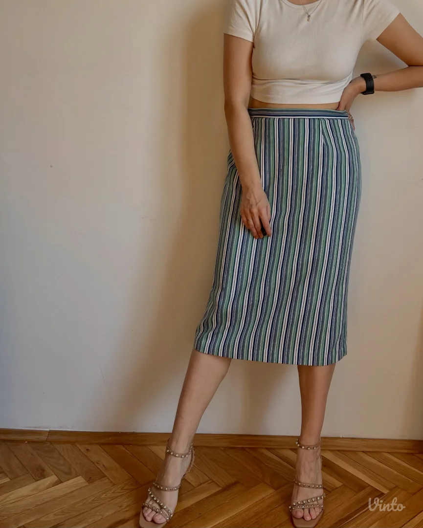 Klasična suknja sa visokim strukom