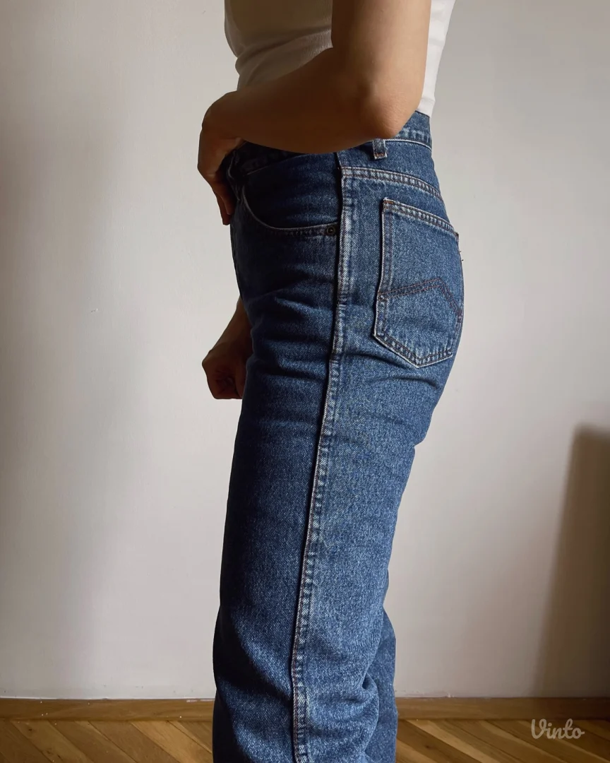 Vintage farmerke Carrera sa visokim strukom i ravnim krojem