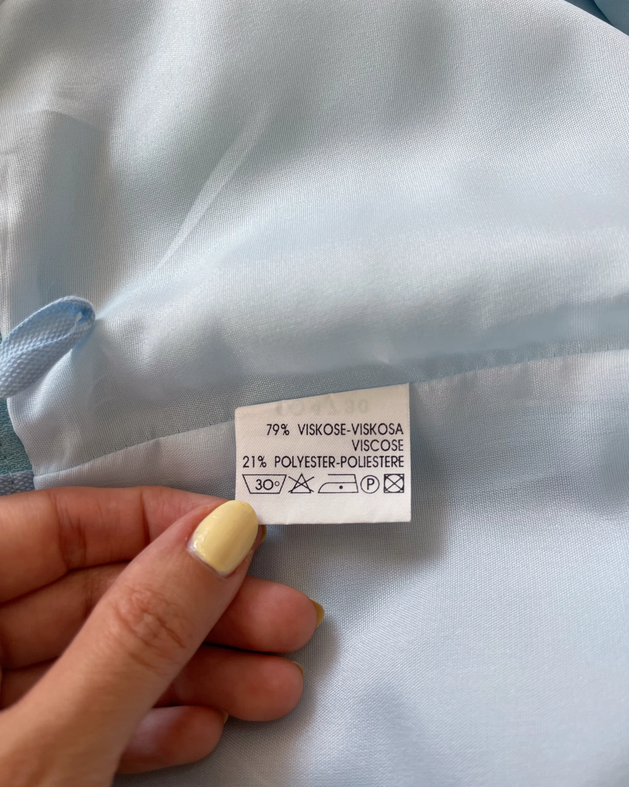 Elegantne vintage plave pantalone 80s 90s