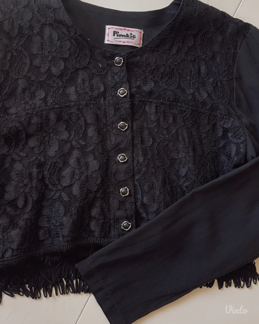 Skraćena čipkana bluza Pimkie iz 90–00-ih