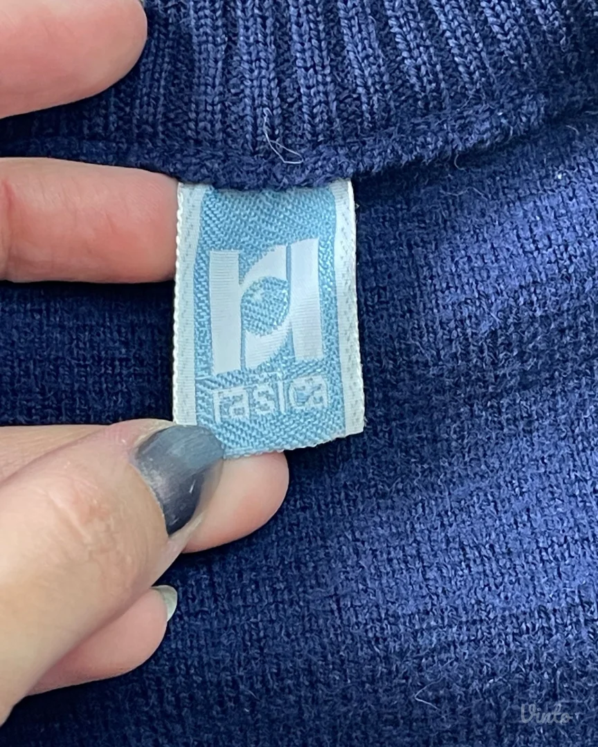 Vintage pleteni džemper slovenskog brenda Rašica 80-90s