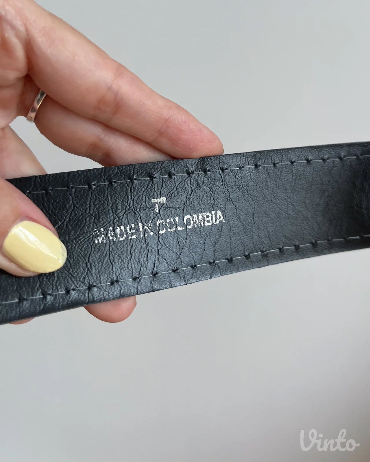 Vintage kaiš 80 90 koža