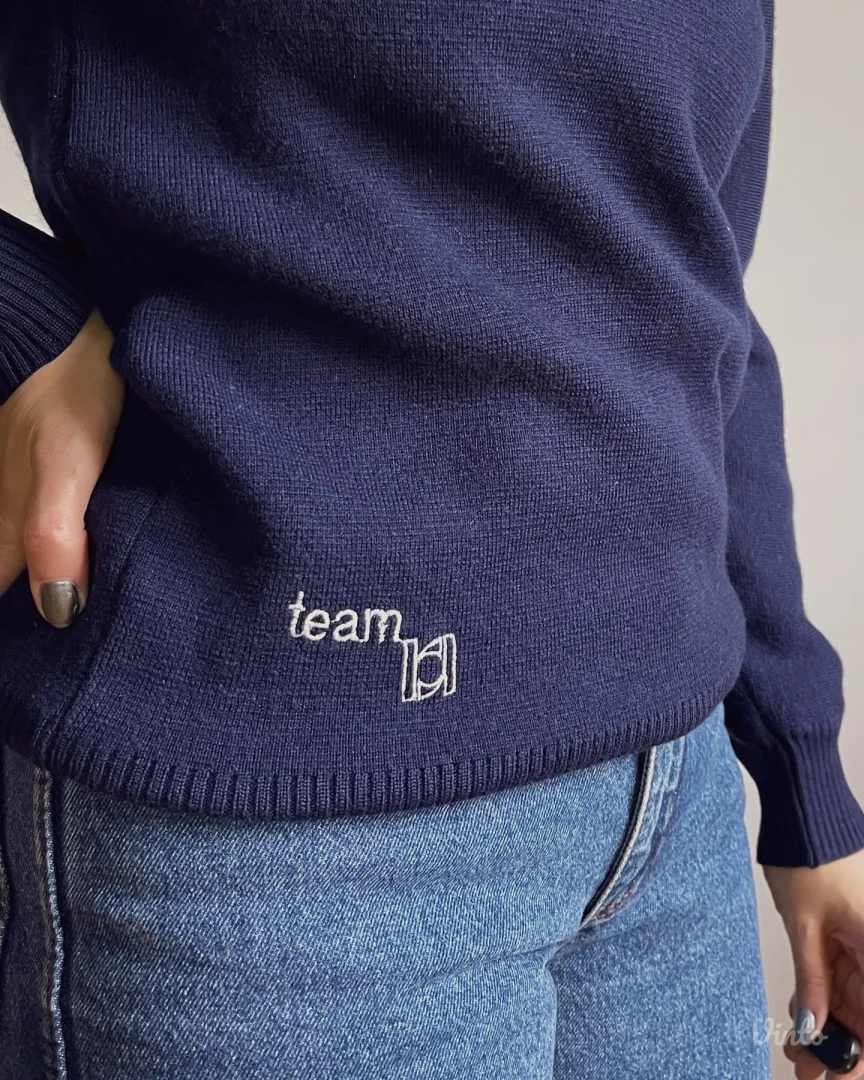 Vintage pleteni džemper slovenskog brenda Rašica 80-90s