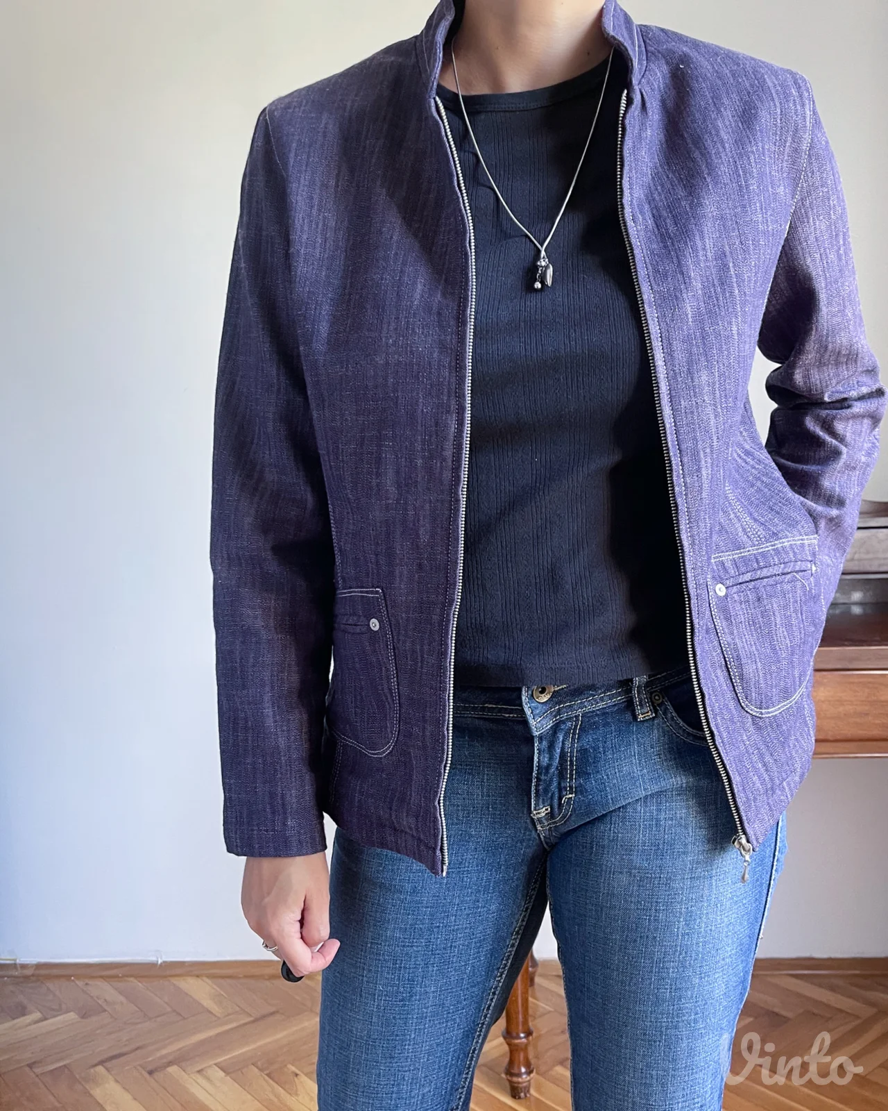 Vintage denim jakna 00s y2k