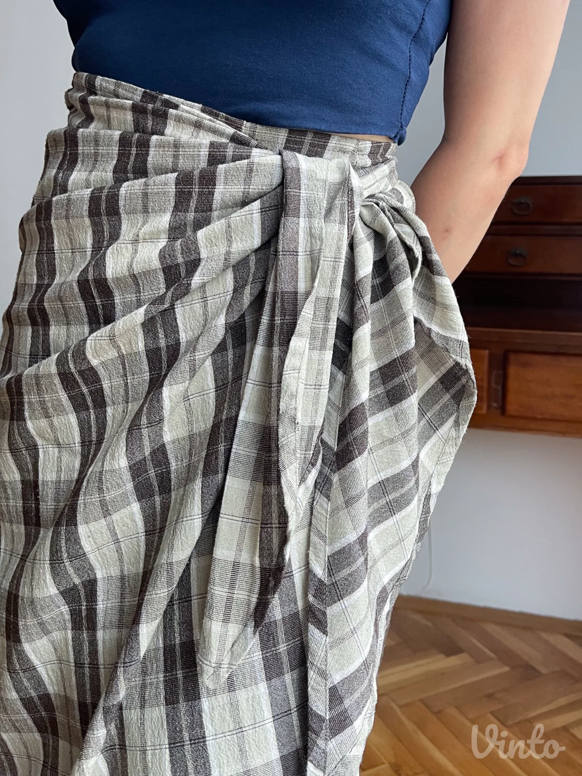 Vintage suknja na preklop iz 90-ih