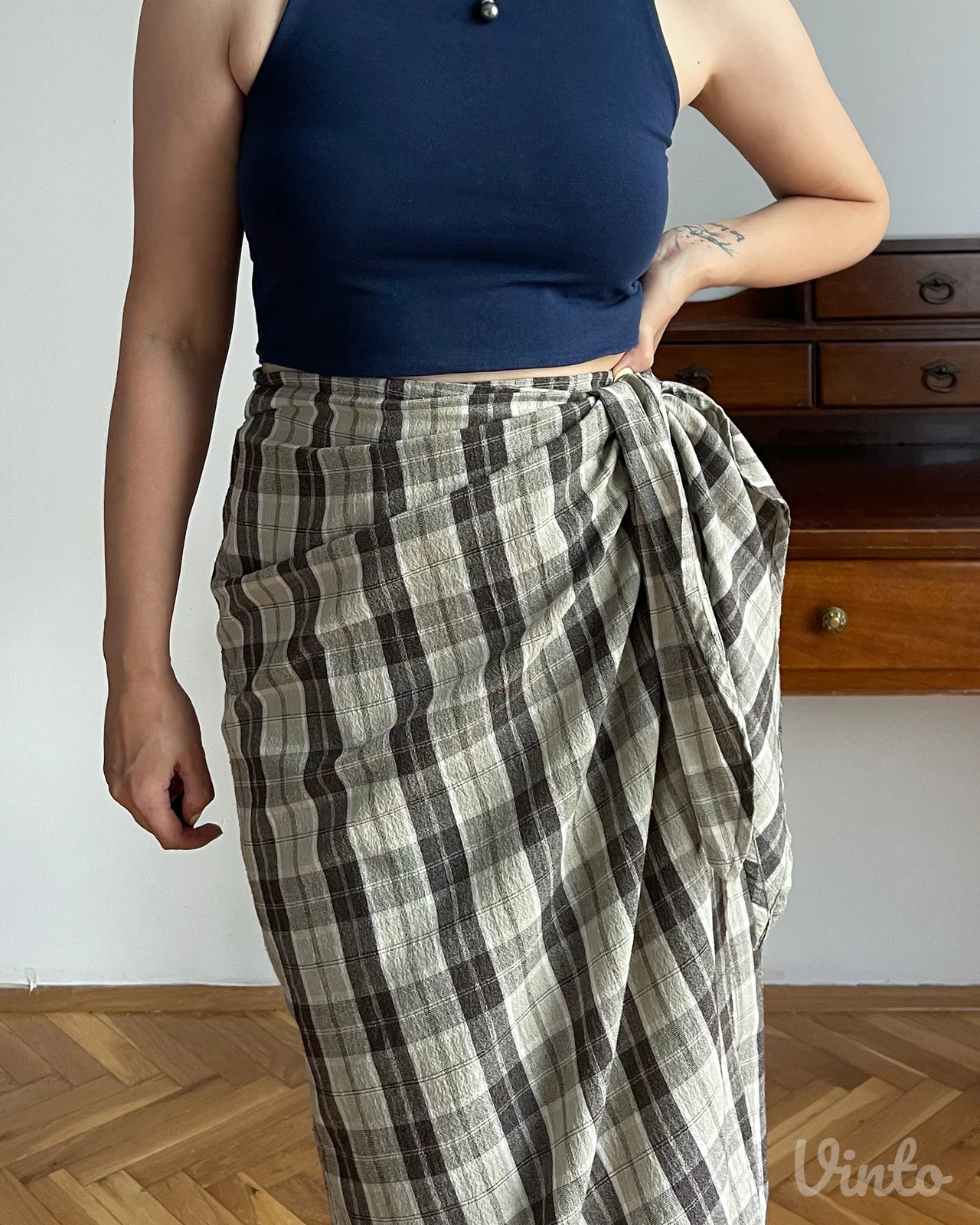 Vintage suknja na preklop iz 90-ih