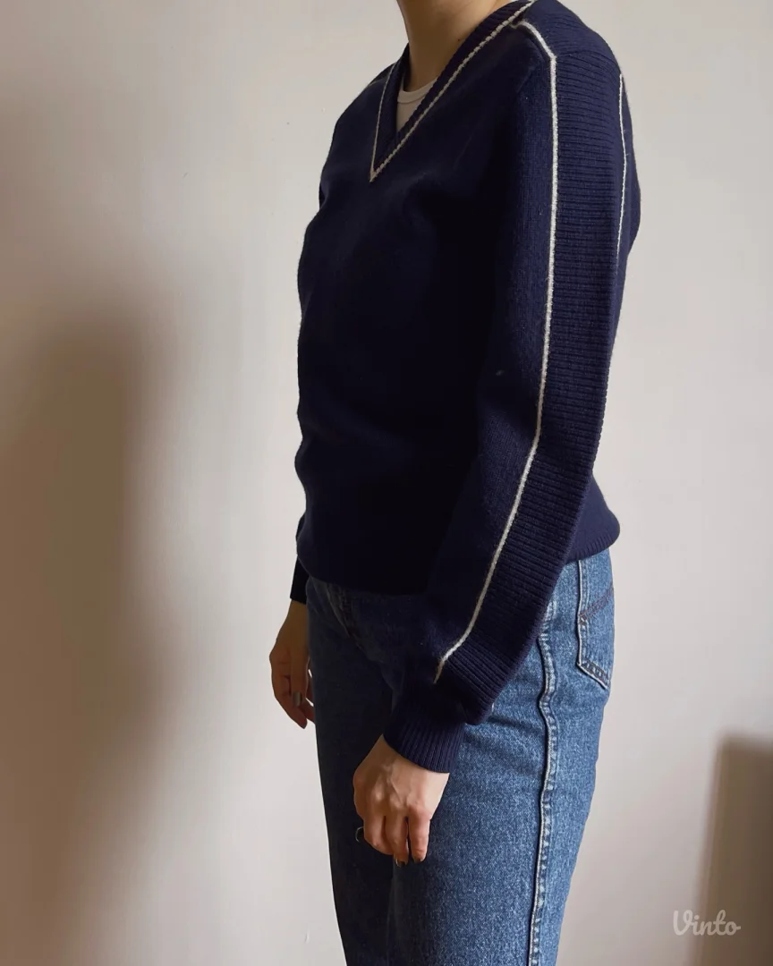 Vintage pleteni džemper slovenskog brenda Rašica 80-90s