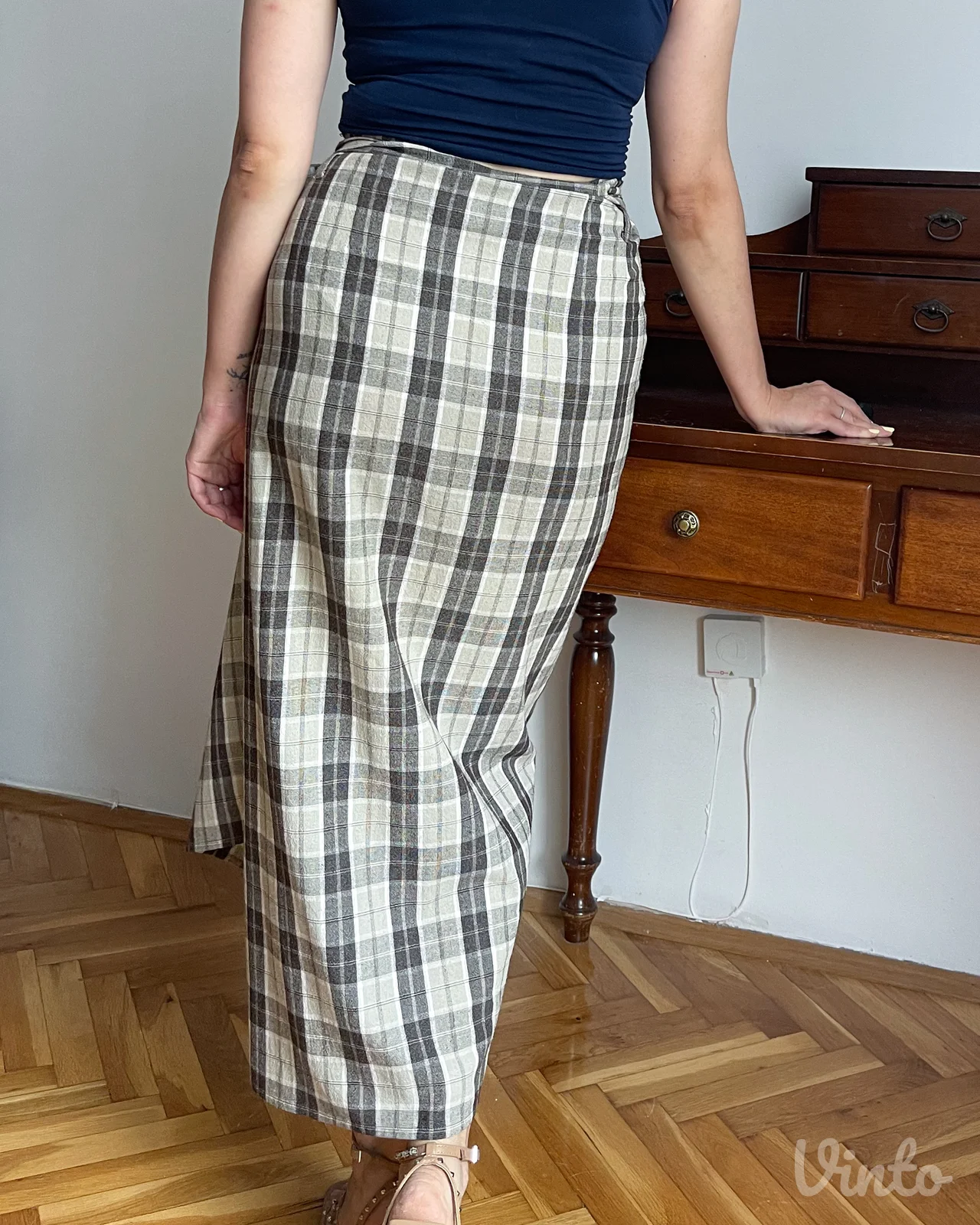 Vintage suknja na preklop iz 90-ih