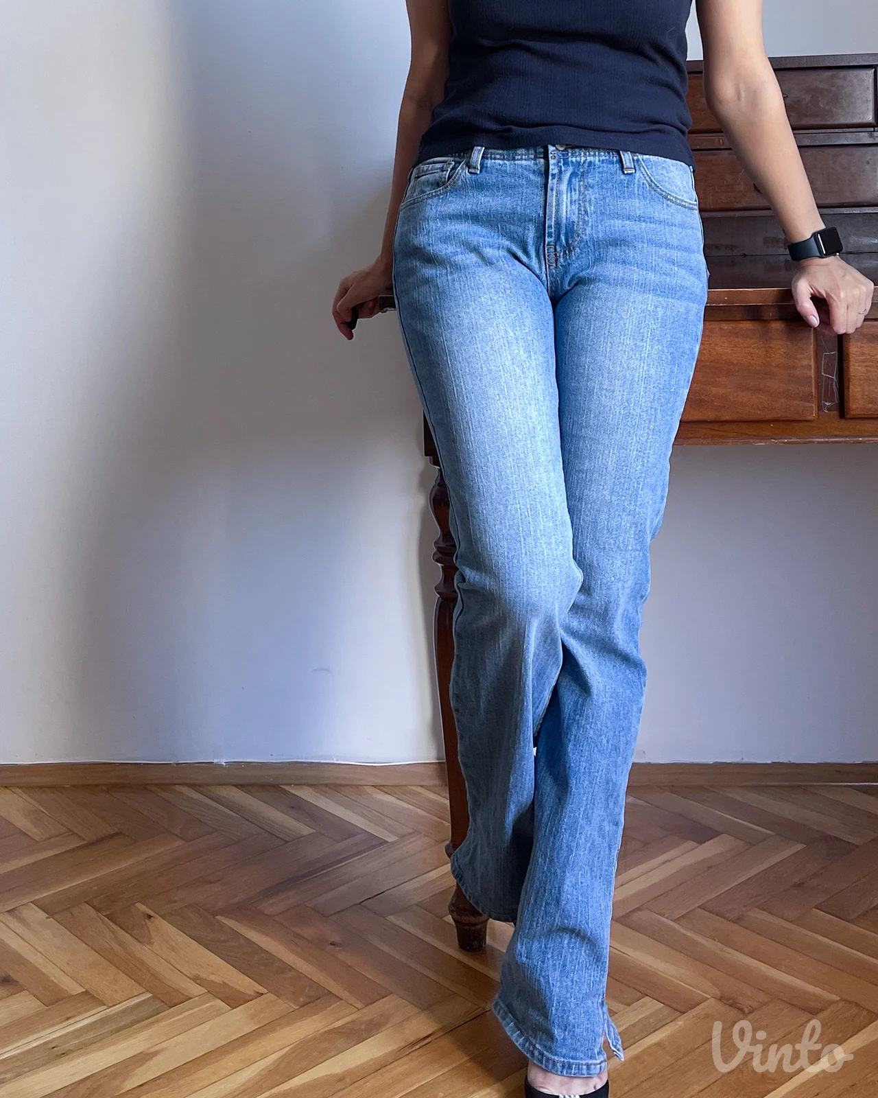 Vintage y2k farmerke plava boja