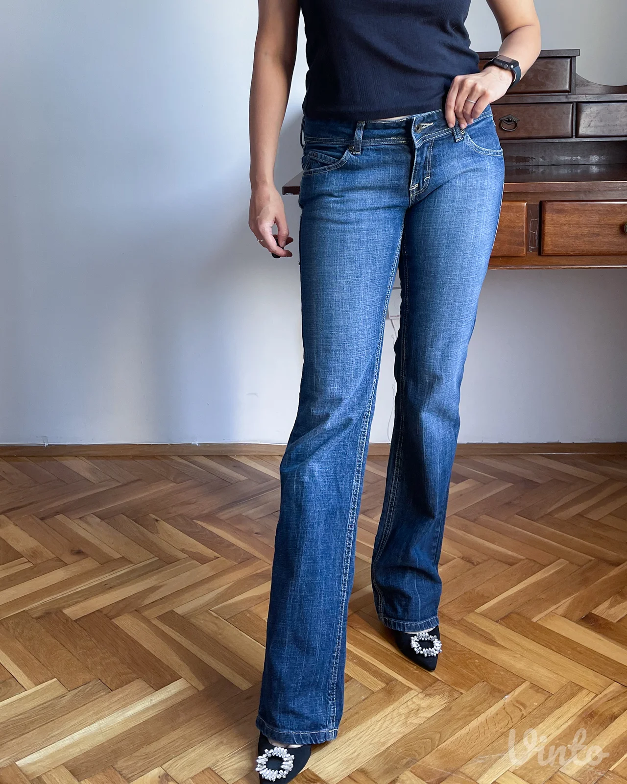 Vintage fakmerke MNG Jeans (Mango) modela Christy iz 2000-ih