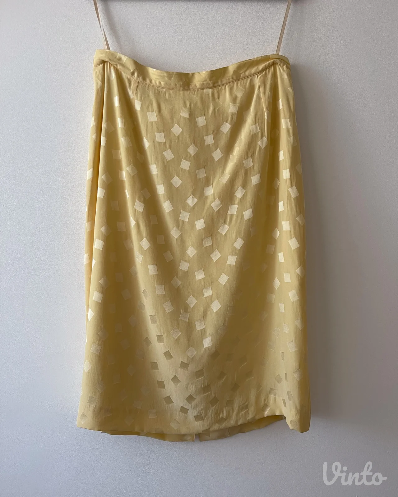 Vintage odelo bluza i suknja Jugoslavija 80-ih retro stil svila