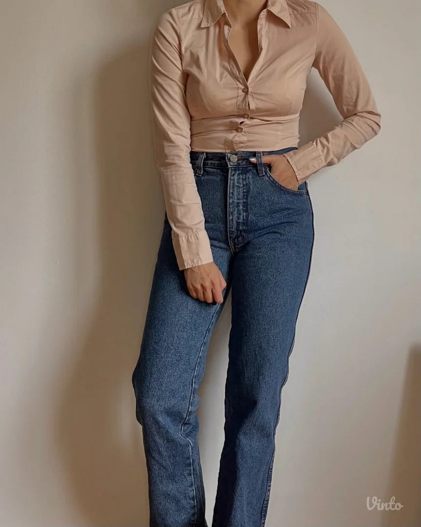 Strukirana bluza-bodi Vero Moda