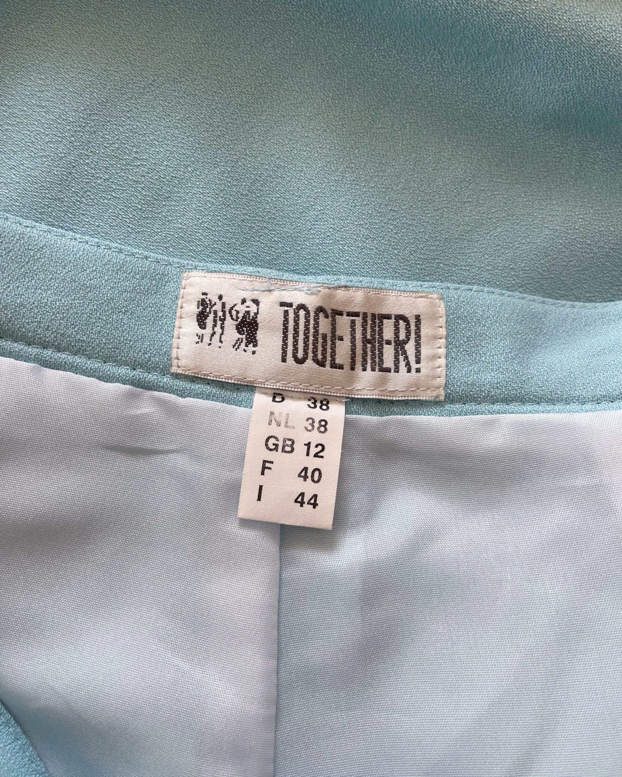 Elegantne vintage plave pantalone 80s 90s