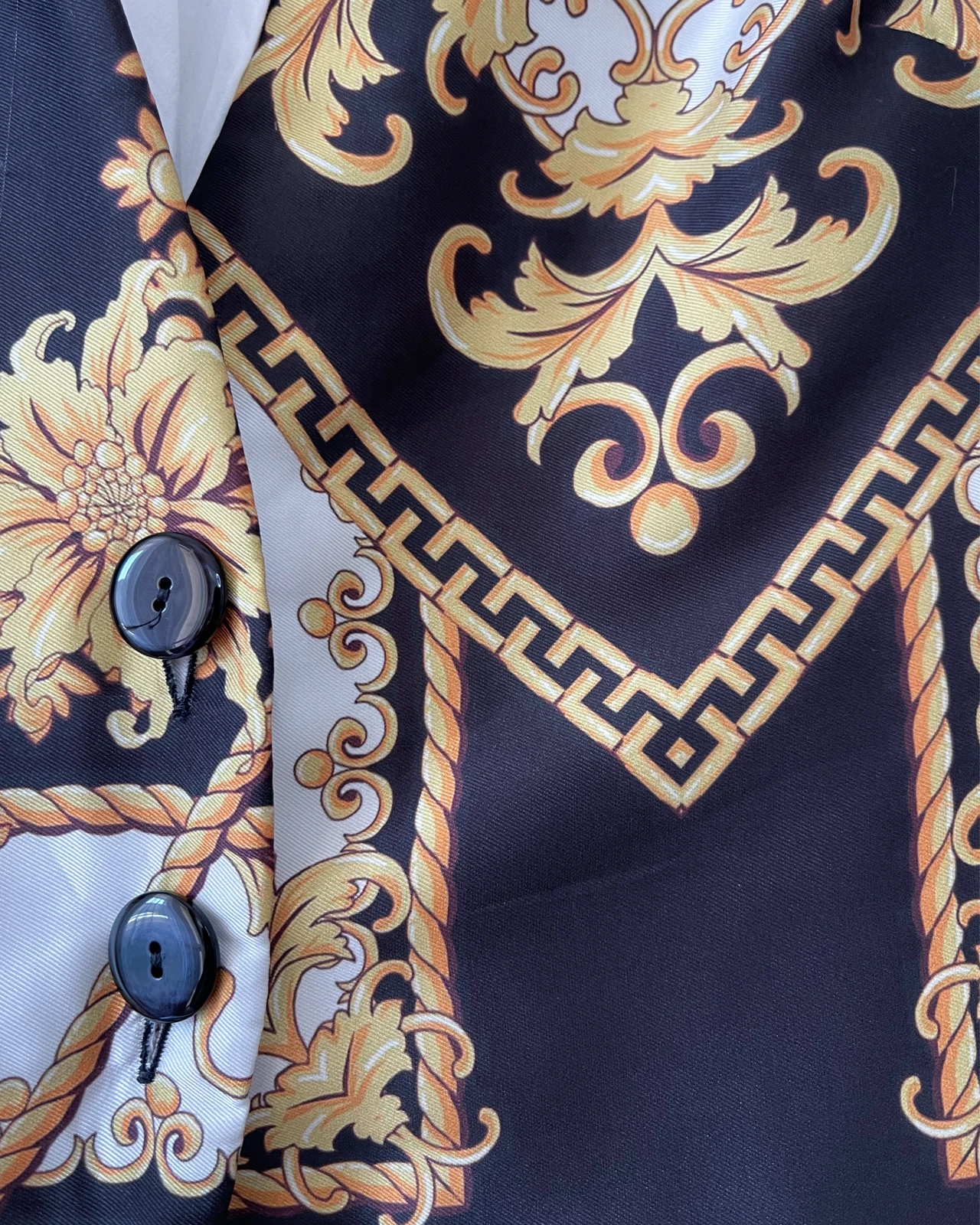 Bluza prsluk u stilu versace italija vintage 90s