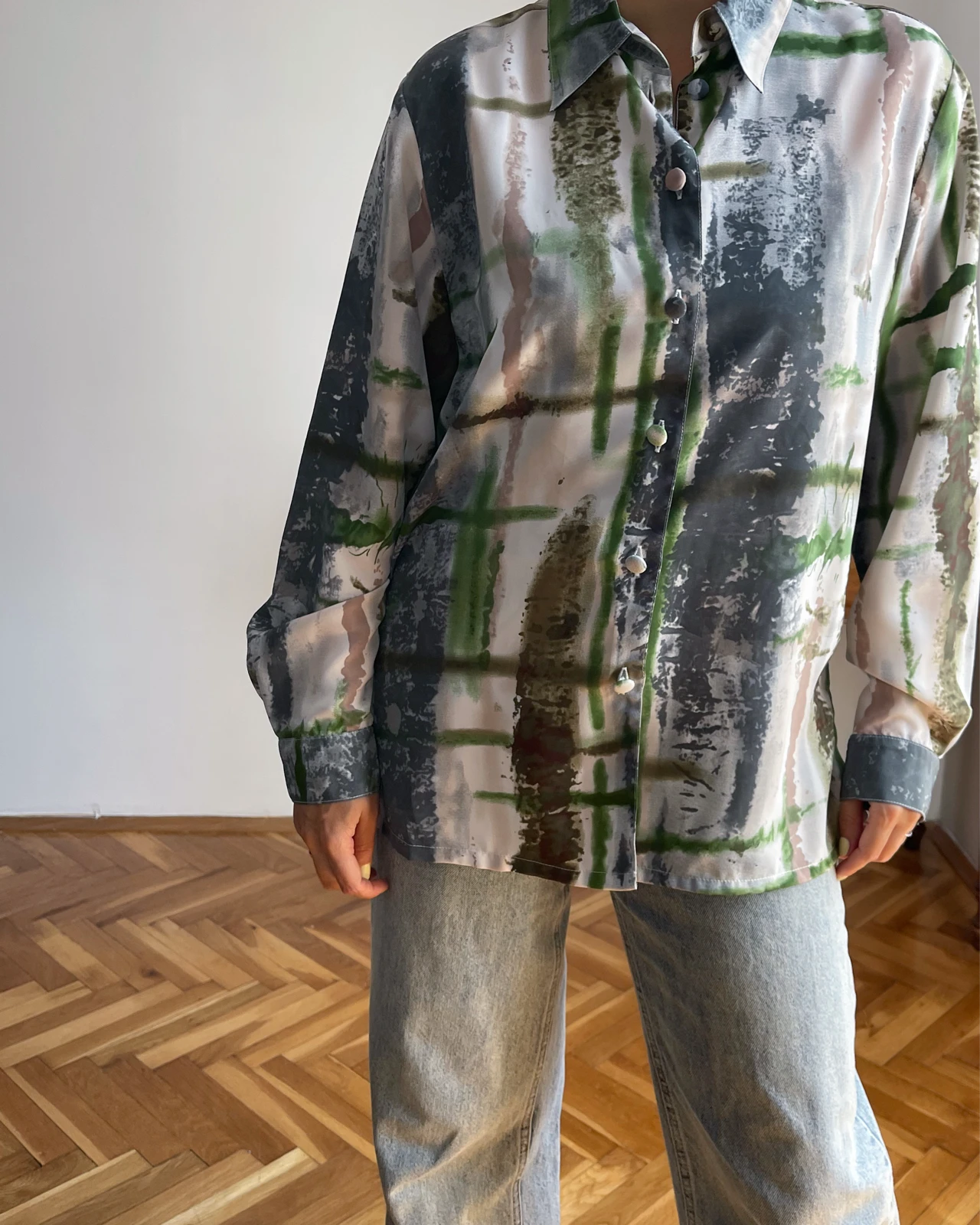 Letnja bluza dugi rukav američki vintage 90s