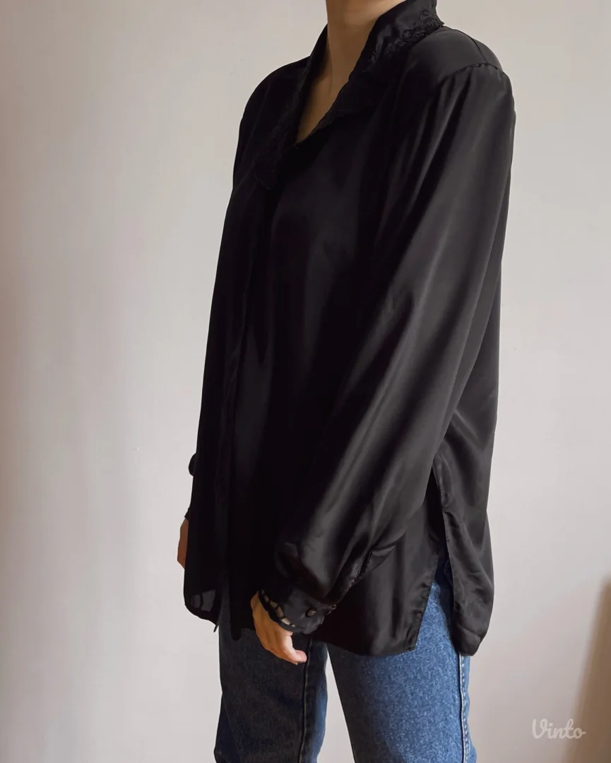 Vintage bluza iz 80-ih od 100% prirodne svile