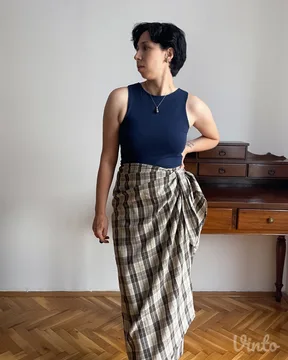 Vintage suknja na preklop iz 90-ih
