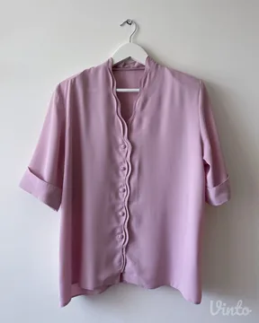 Vintage puder-roze bluza iz 1990-ih godina