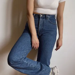 Vintage farmerke Carrera sa visokim strukom i ravnim krojem