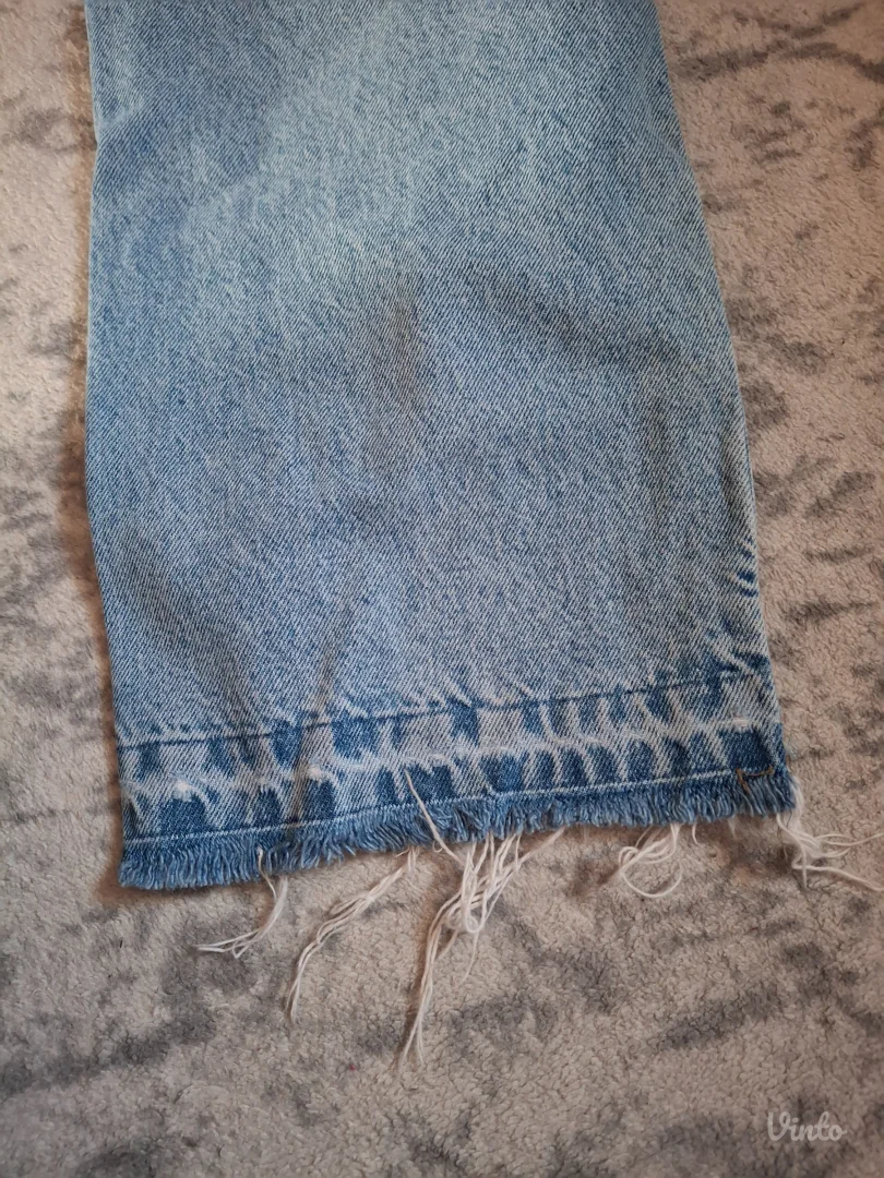 Zara farmerke crop flare visok struk