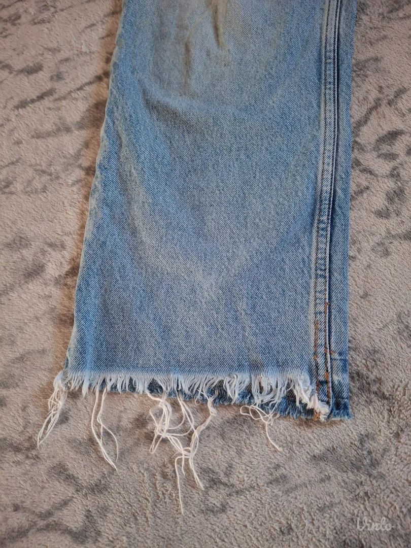 Zara farmerke crop flare visok struk