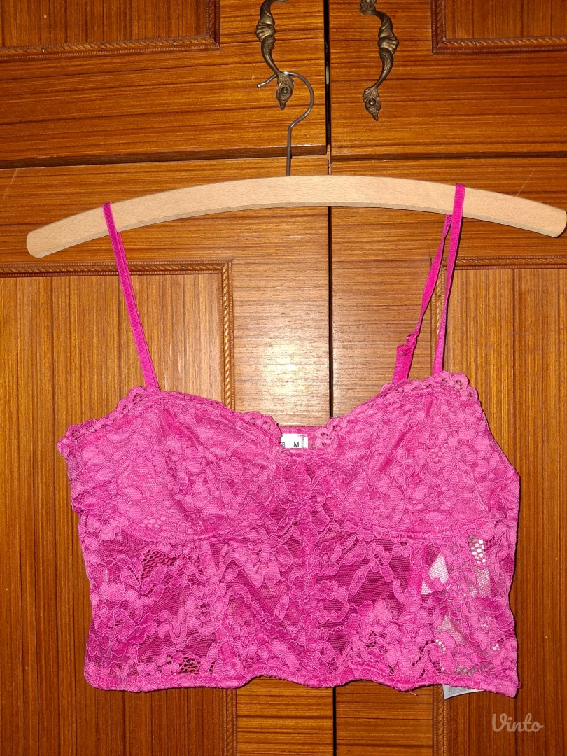 Rozi korset sa čipkom