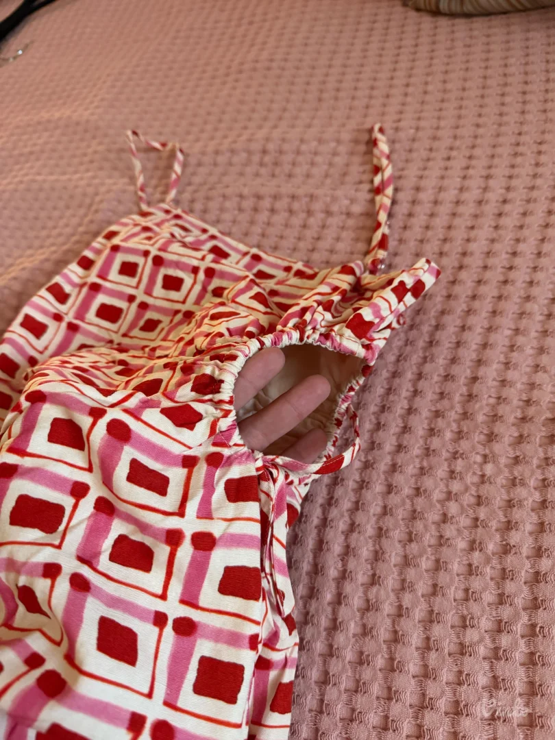 Zara lanena sarena haljina (XS)