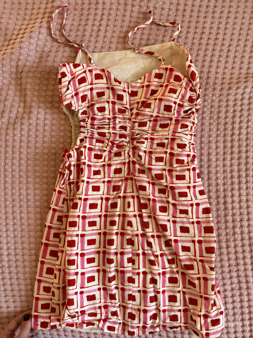 Zara lanena sarena haljina (XS)