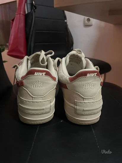 NIKE Air Force (38) roze-crvene patike