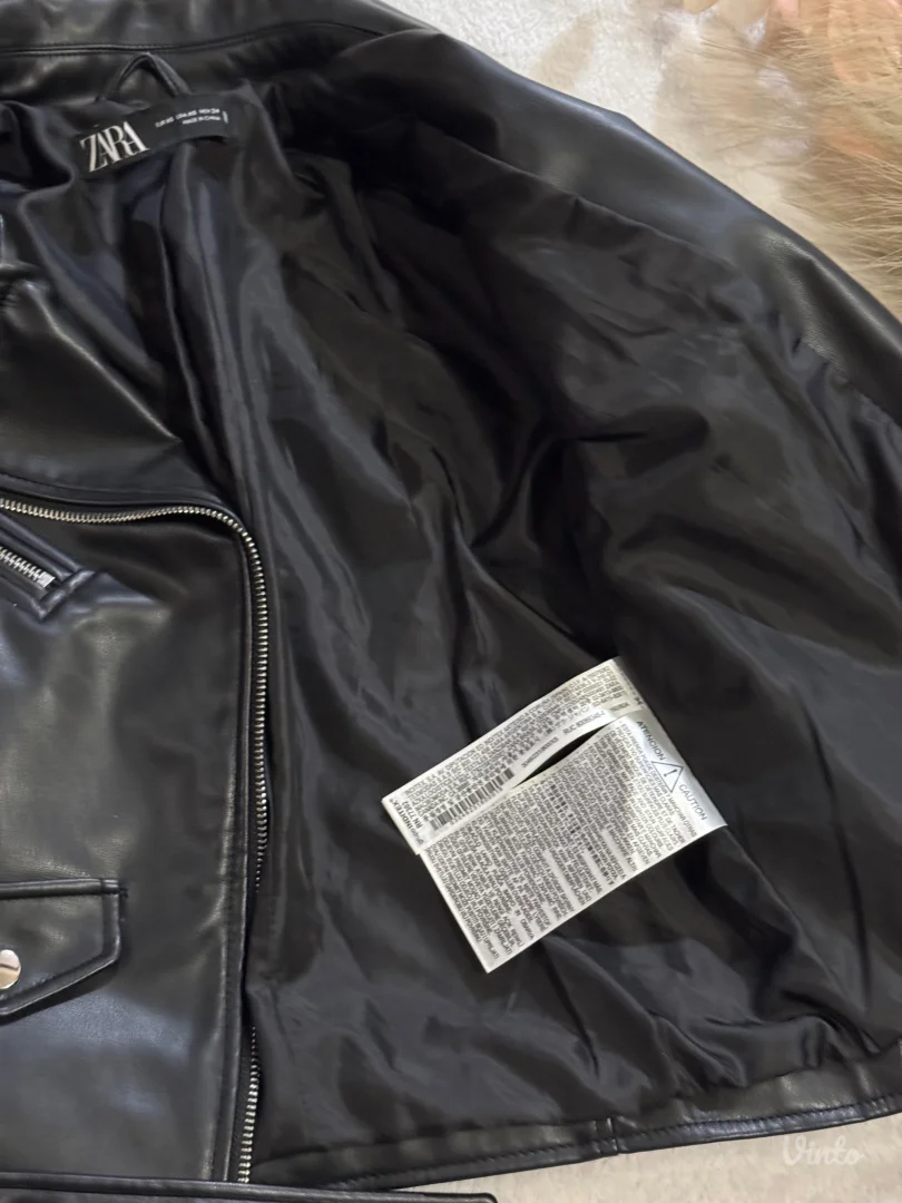 ZARA kožna jakna - NOVO! 🖤