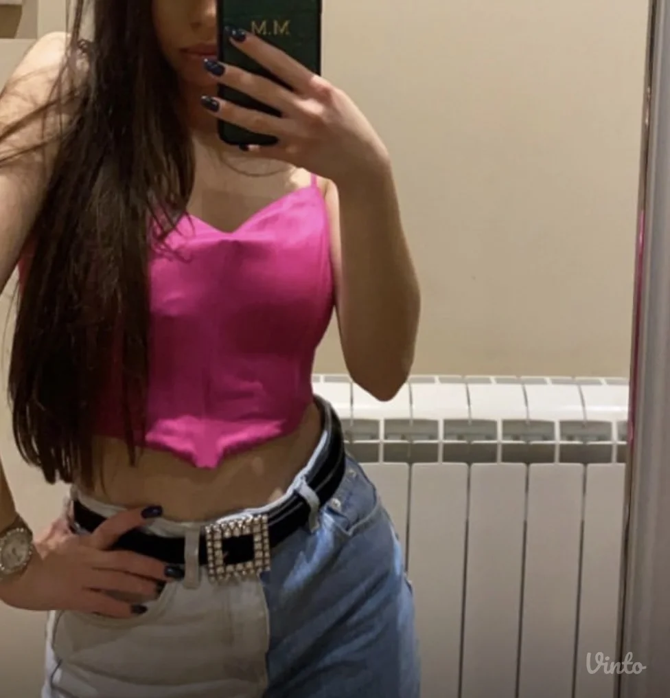 PULL&BEAR efektne farmerke 🩵